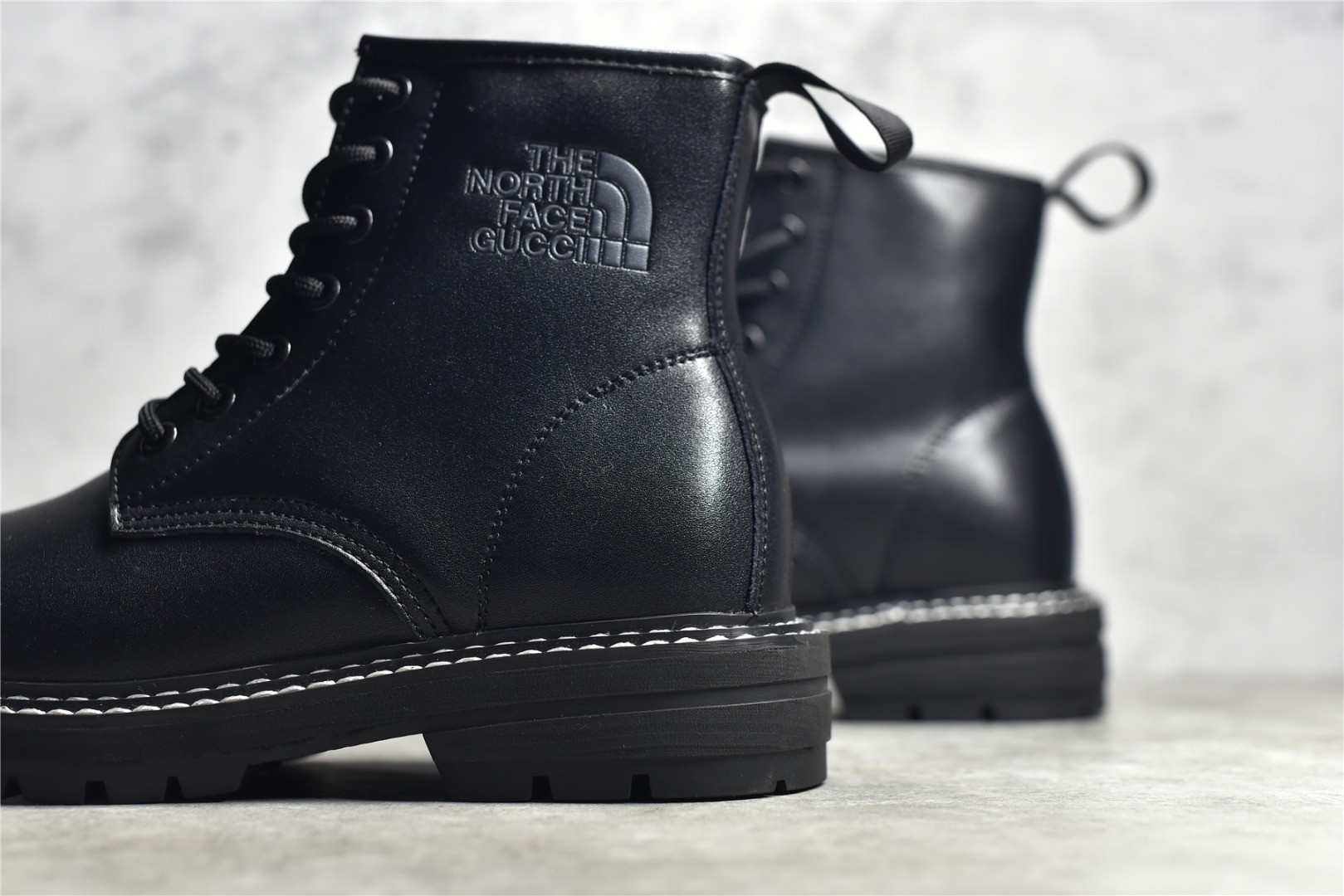 The North Face x Gucci collaboration Dr. Martens boots