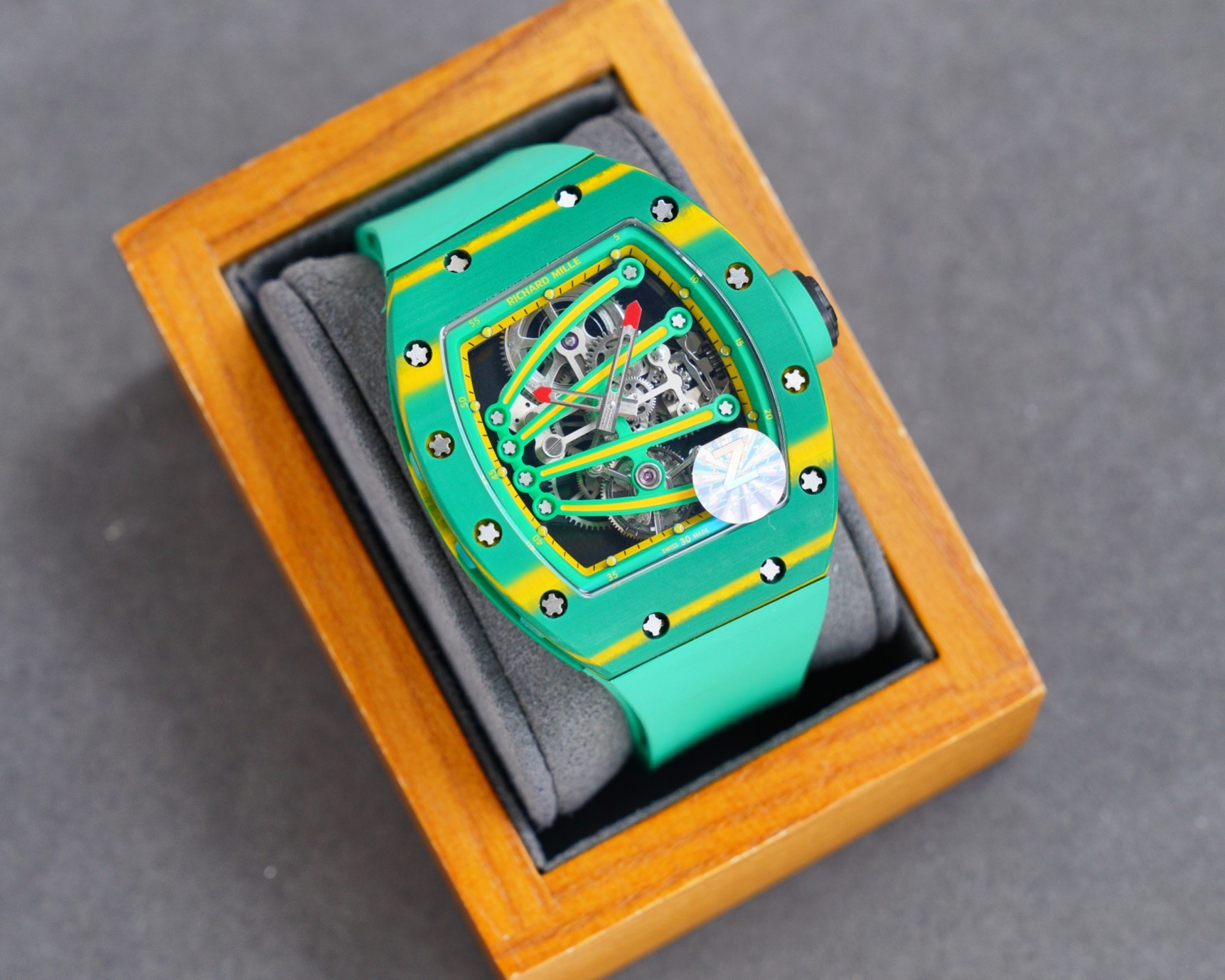 RM59-01 Tourbillon Green Lizard