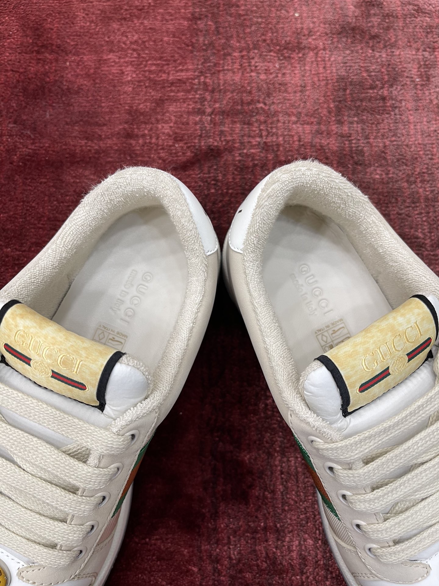 Gucci's classic distressed sneakers