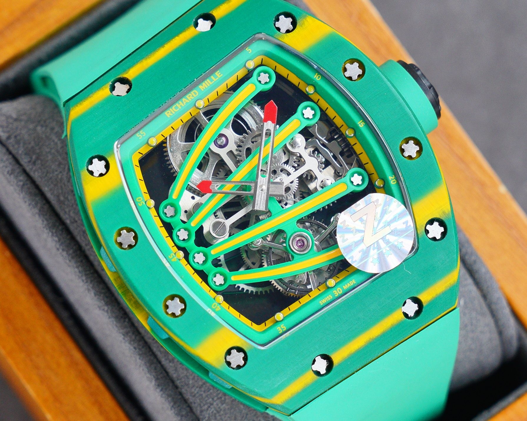 RM59-01 Tourbillon Green Lizard