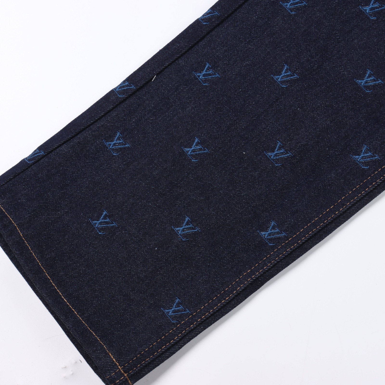 LOUIS VUITTON LV 24 Logo Embroidered Cowboy Pants