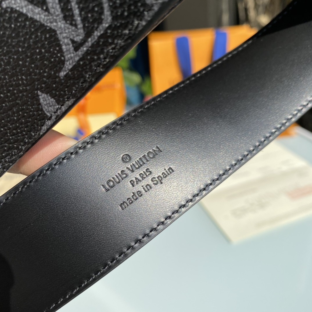 The Louis Vuitton monogram belt is a belt