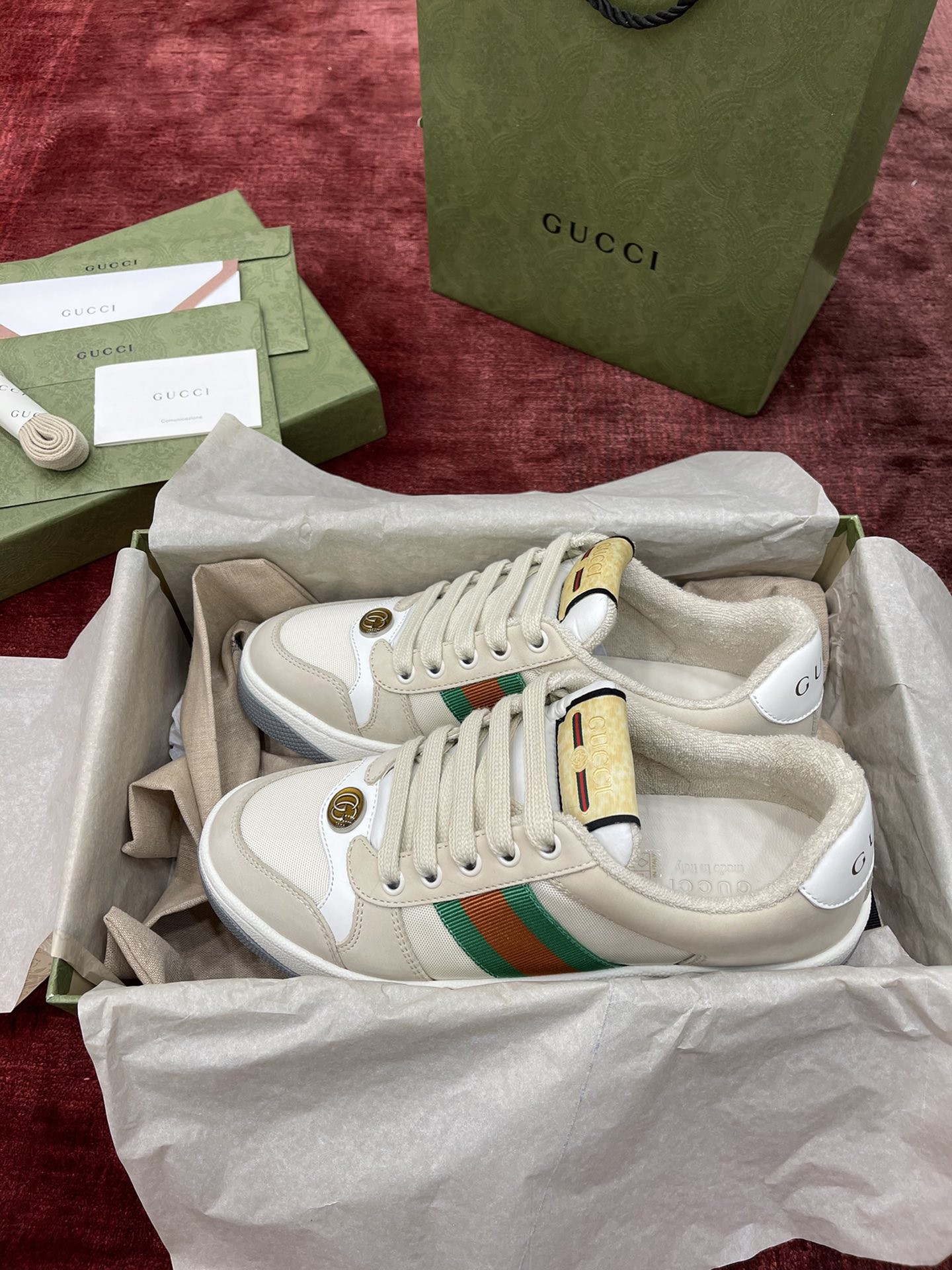 Gucci's classic distressed sneakers