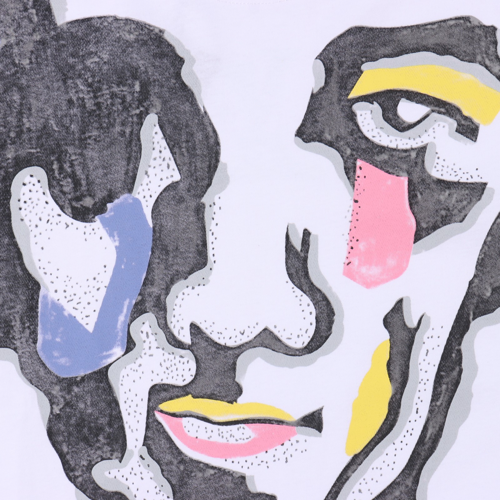 Louis Vuitton 24ss Facial Sketch Printed Short Sleeve