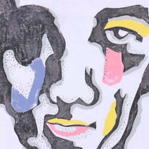 Louis Vuitton 24ss Facial Sketch Printed Short Sleeve