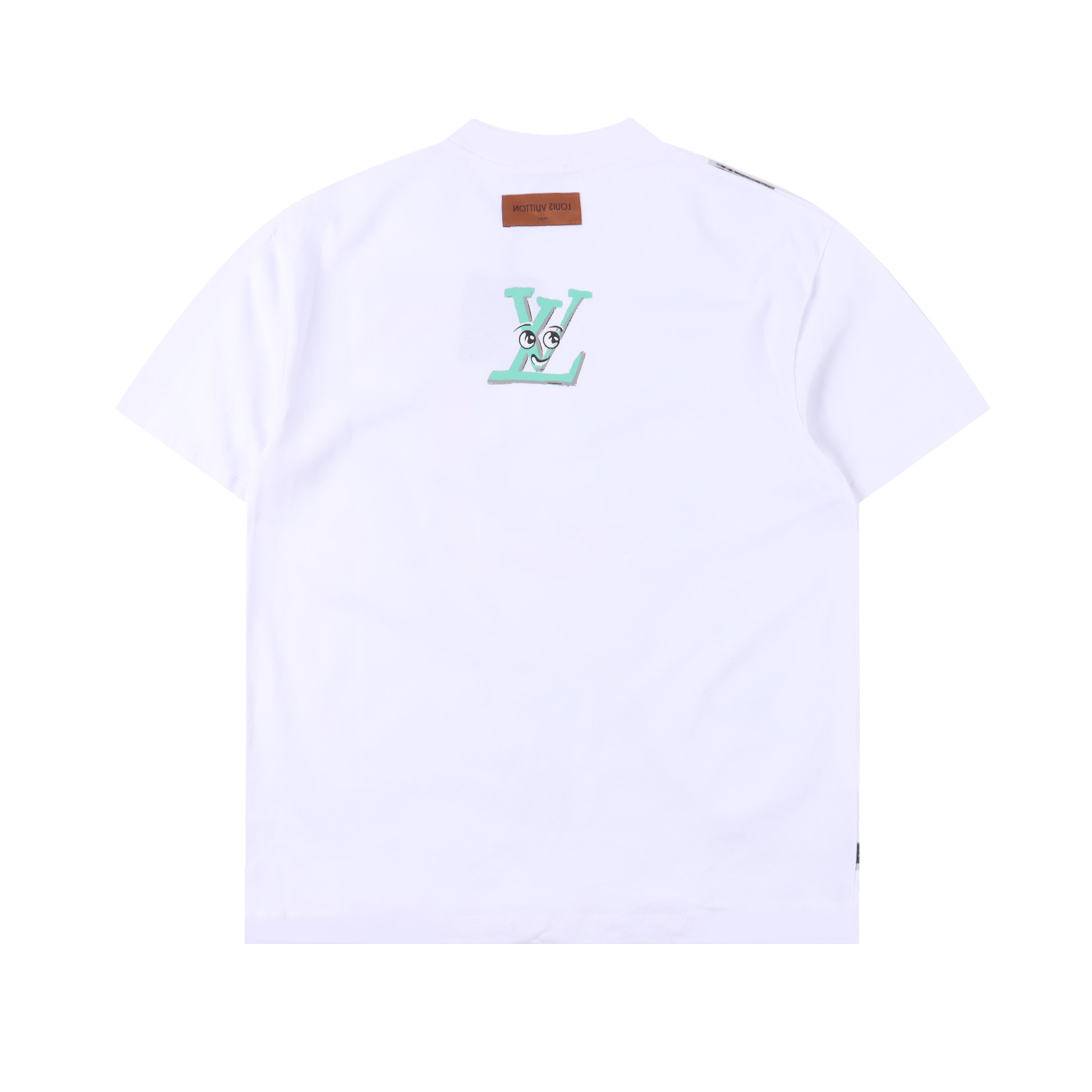 Louis Vuitton 24ss Facial Sketch Printed Short Sleeve