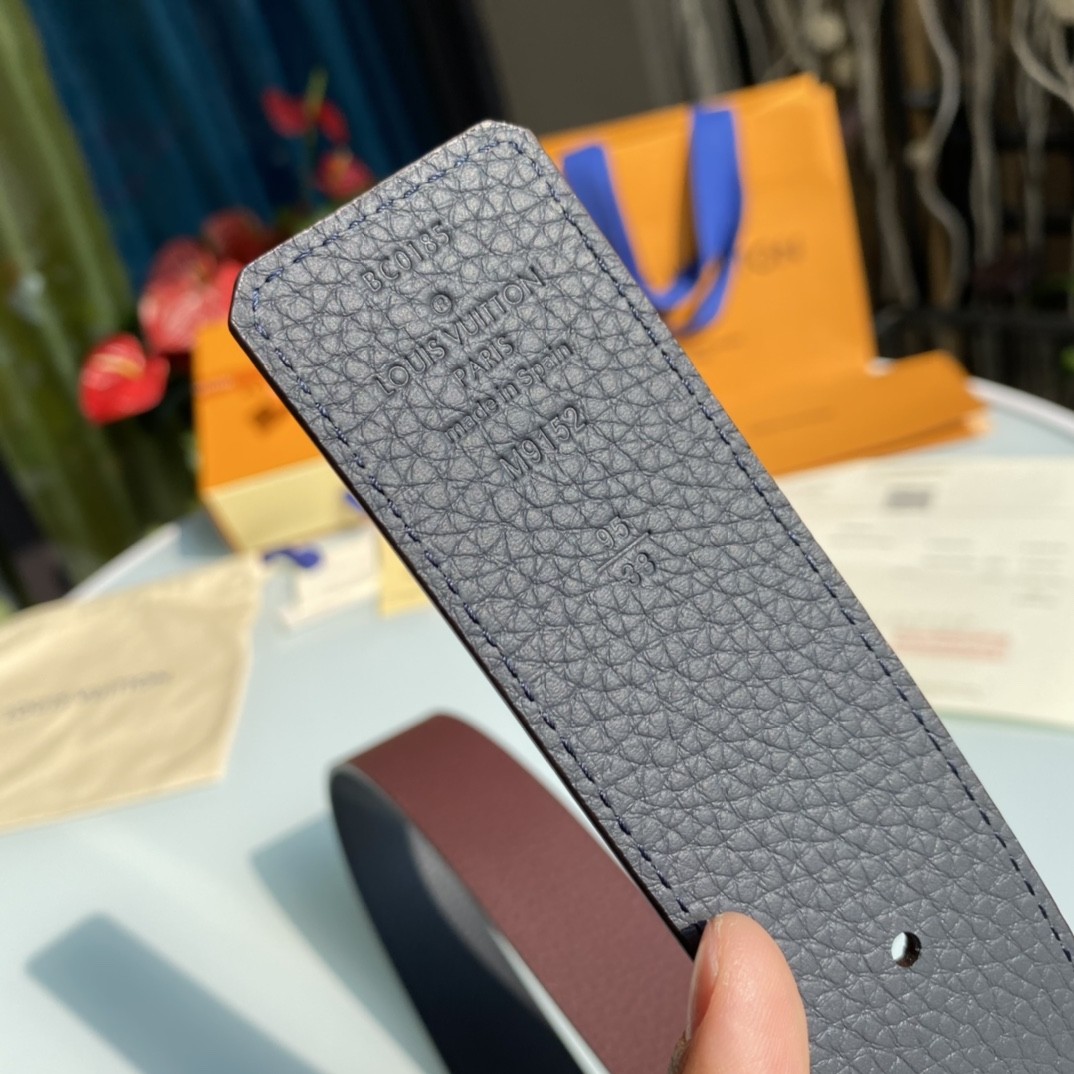 Louis Vuitton men's leather belt