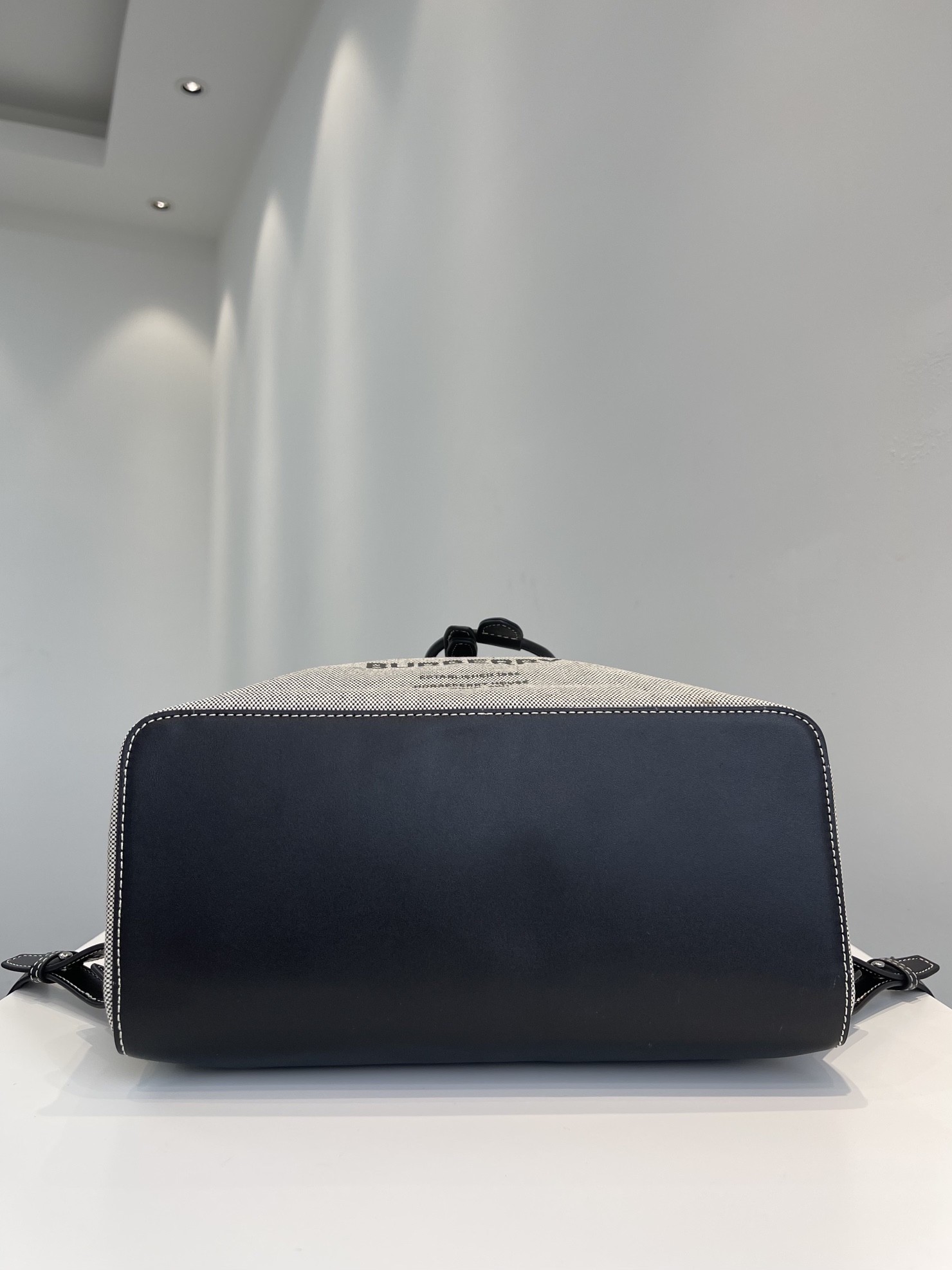 Burberry clamshell backpack