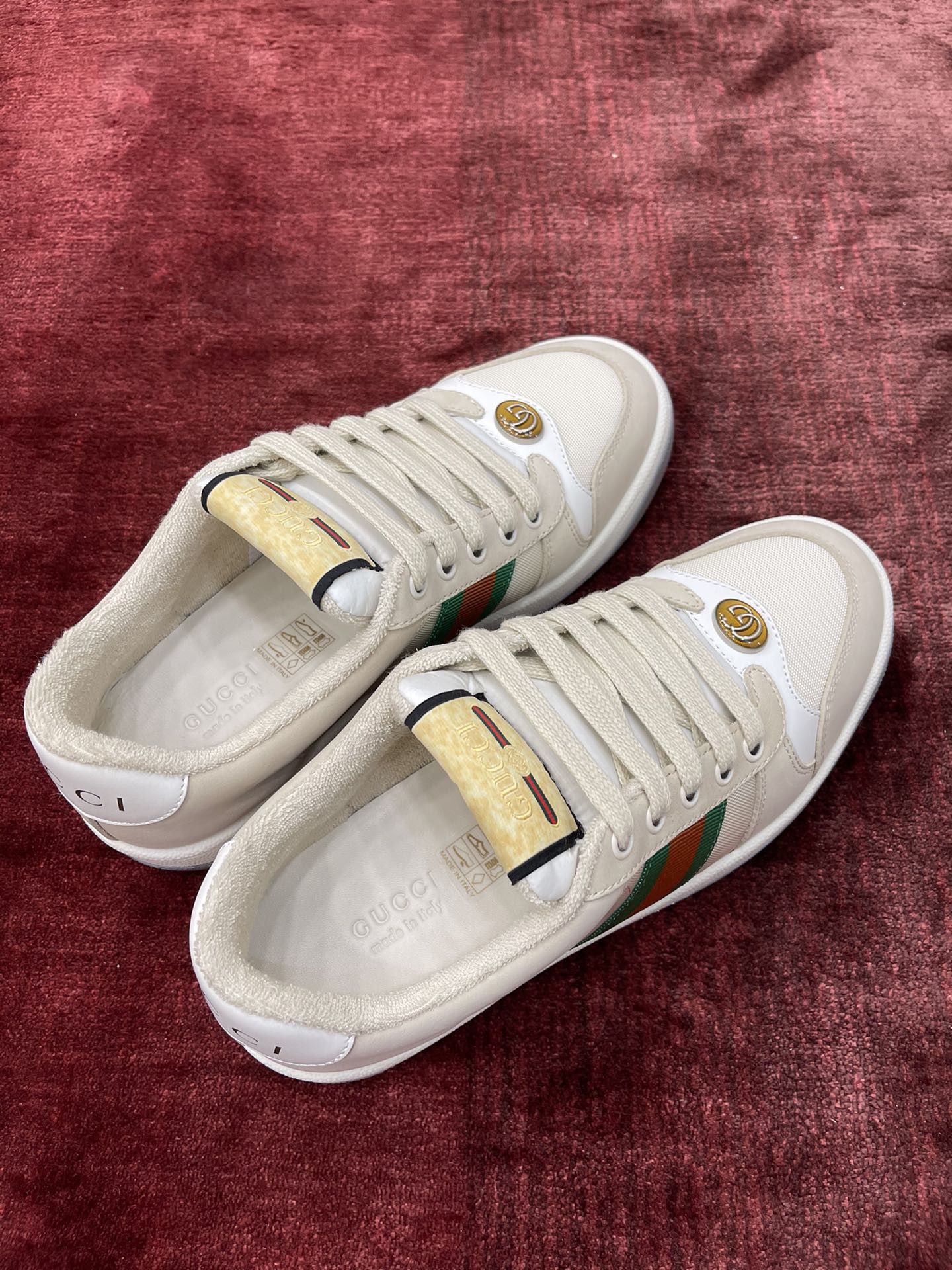 Gucci's classic distressed sneakers