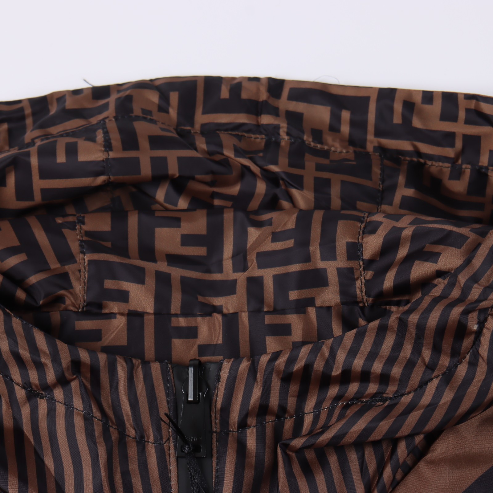 Fendi full printed logo double-sided jacket,