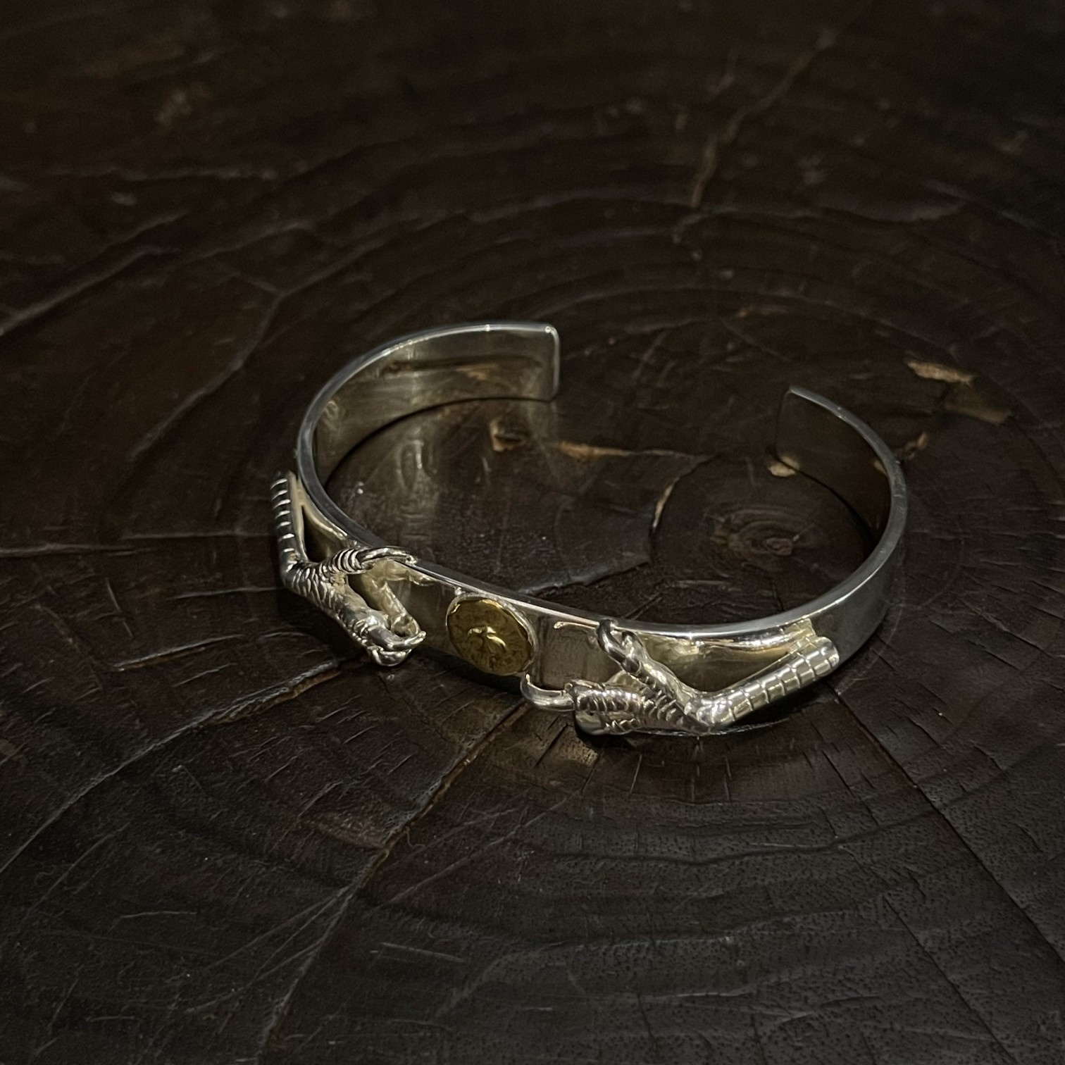Goro's Takahashi Goro Double Silver Claw Bracelet
