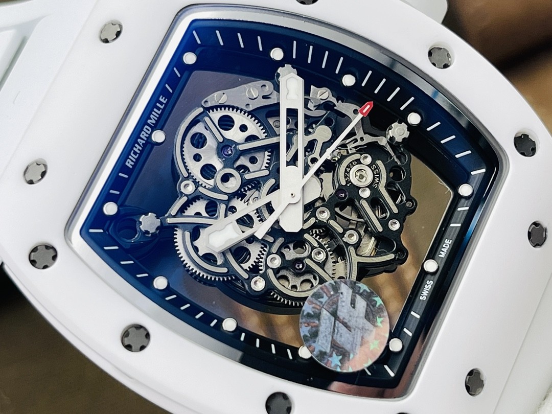 RM055 White Ceramic Series Tough Guy Watch