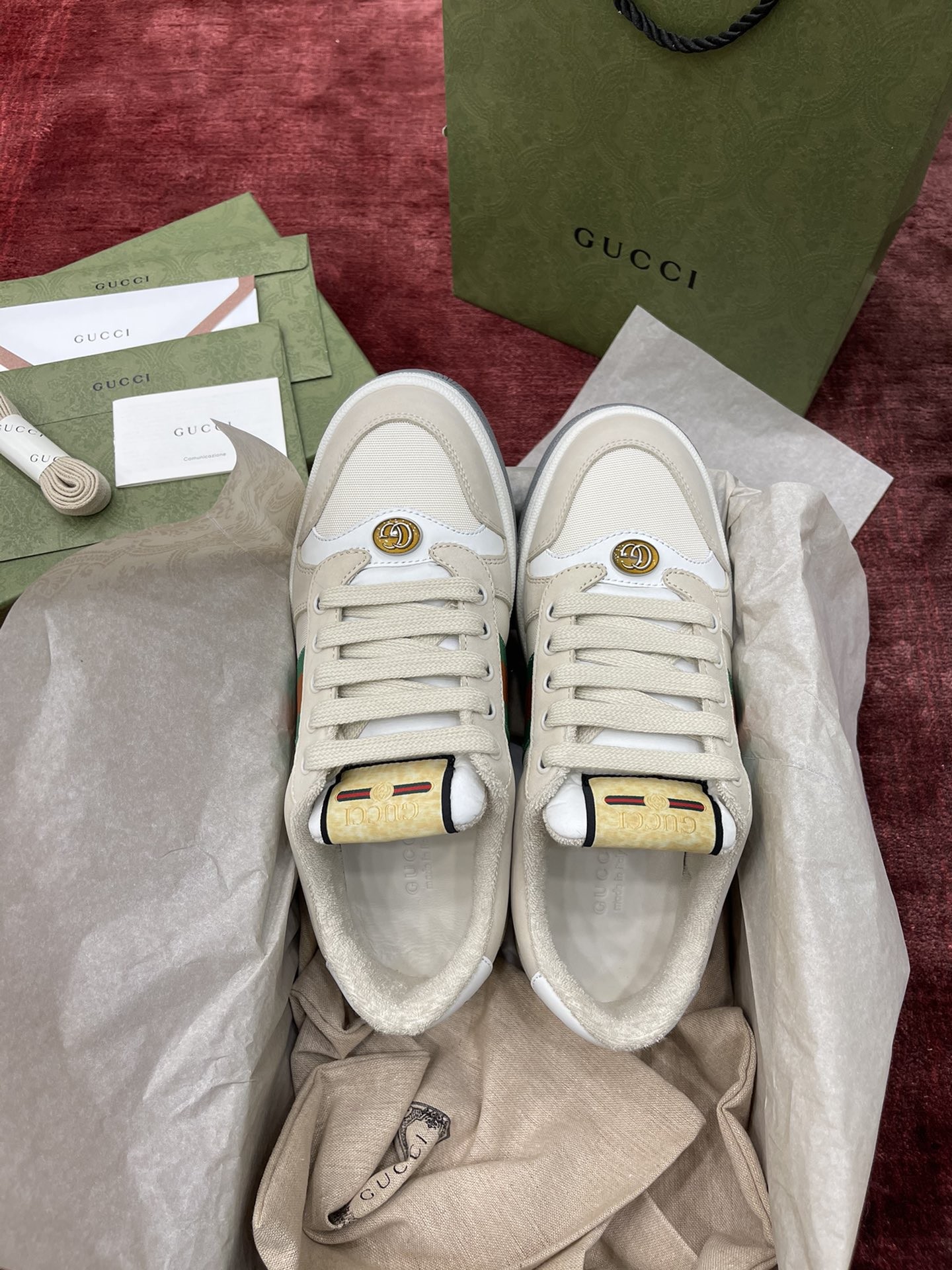 Gucci's classic distressed sneakers