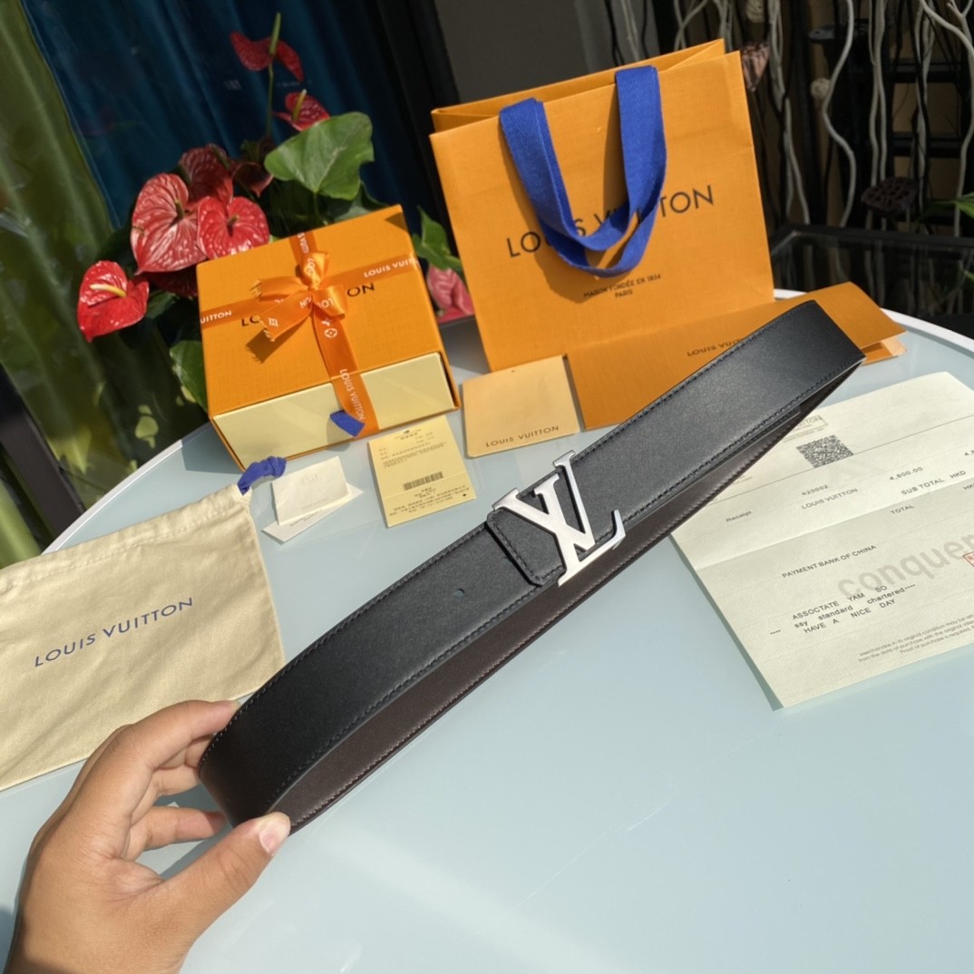 Louis Vuitton men's leather belt