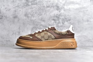 GG Supreme canvas platform sneakers