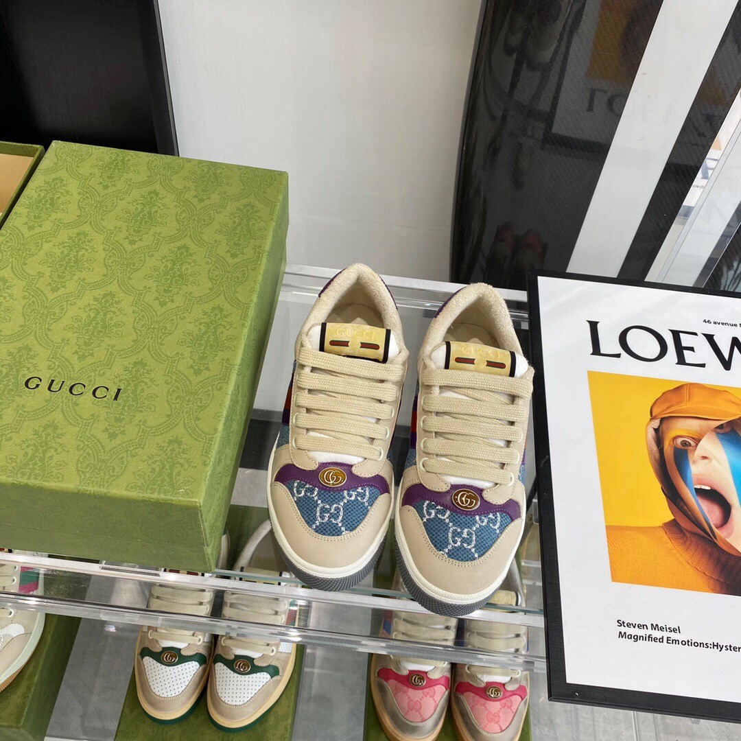 Gucci GGDB series distressed casual sneakers