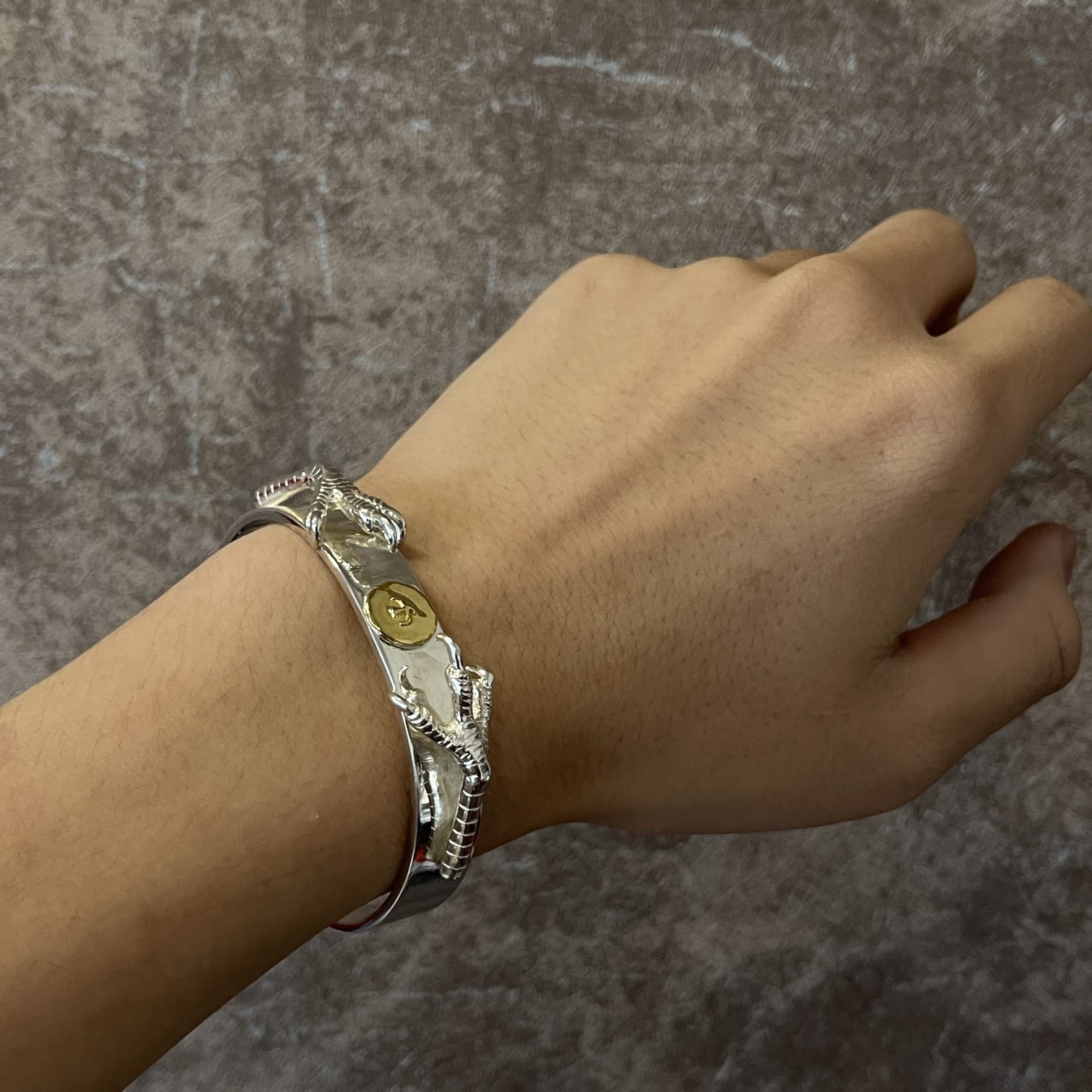 Goro's Takahashi Goro Double Silver Claw Bracelet