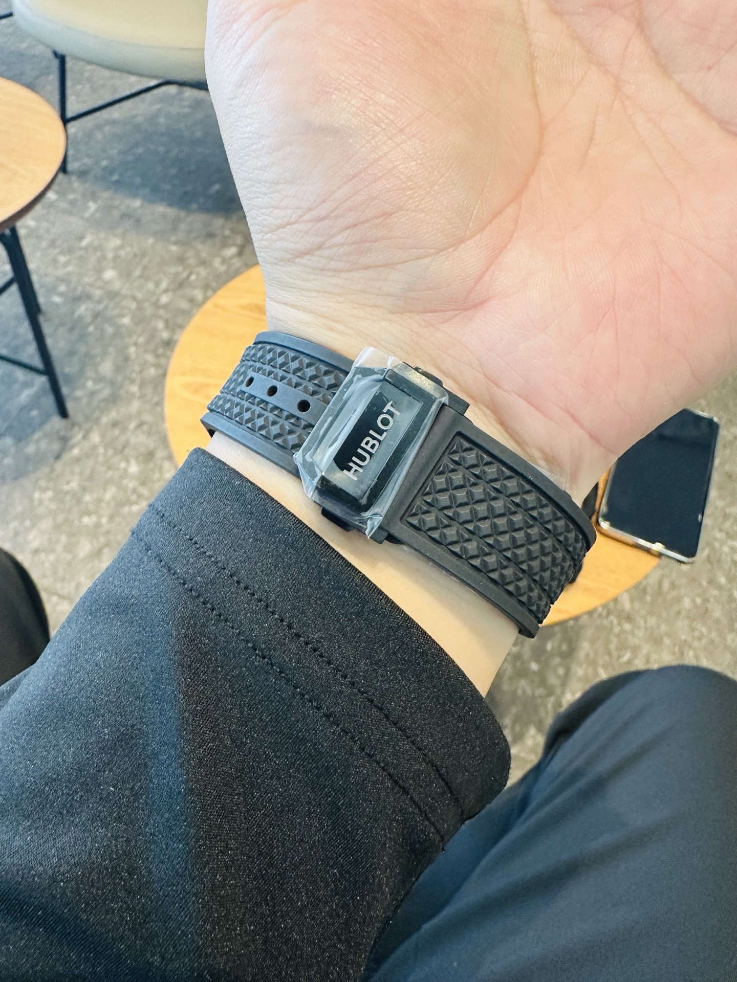 Hublot Black Chronograph Watch