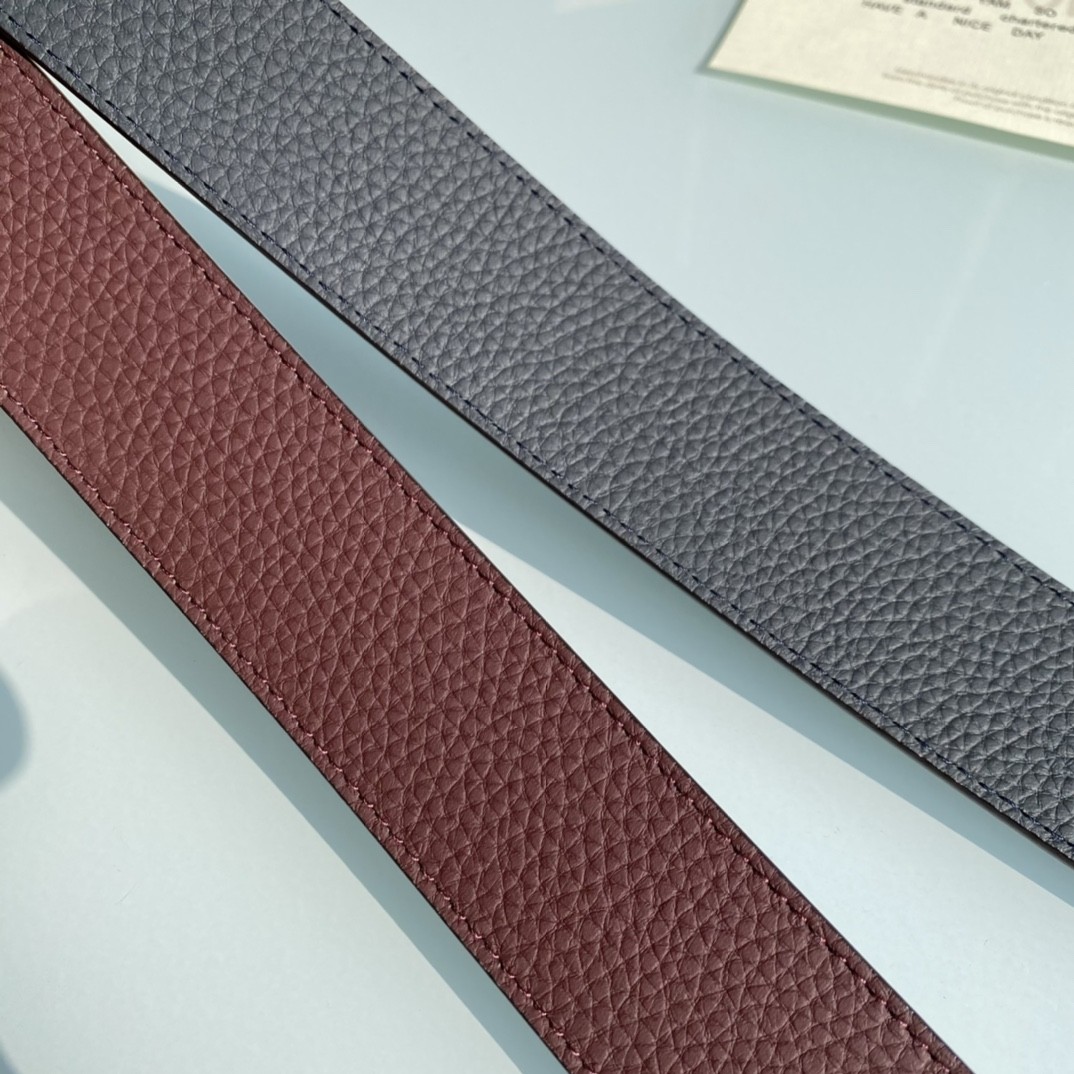 Louis Vuitton men's leather belt