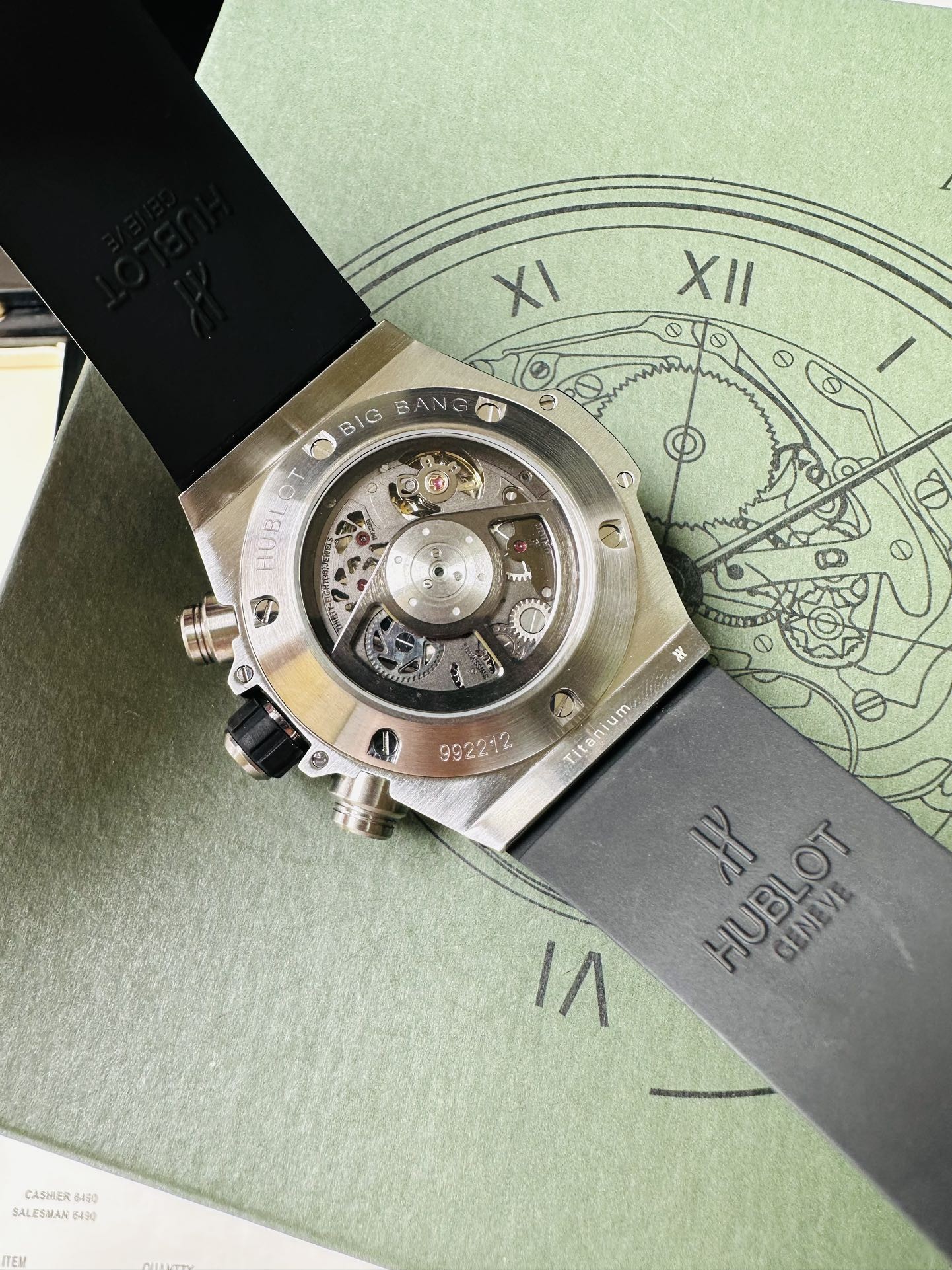 Hublot Big Bang series diamond-encrusted mechanical watch