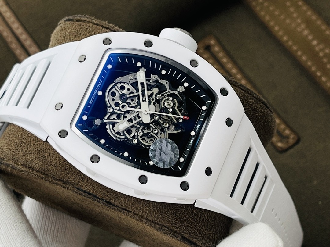 RM055 White Ceramic Series Tough Guy Watch