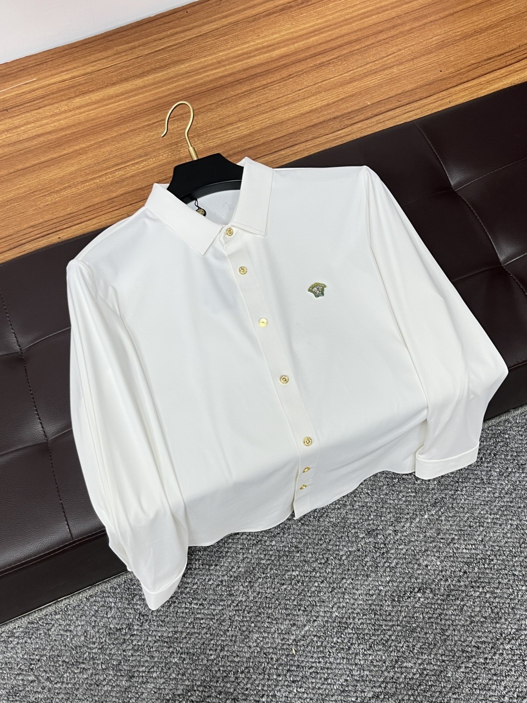 Versace 25S Autumn Men's Long-Sleeved Shirt