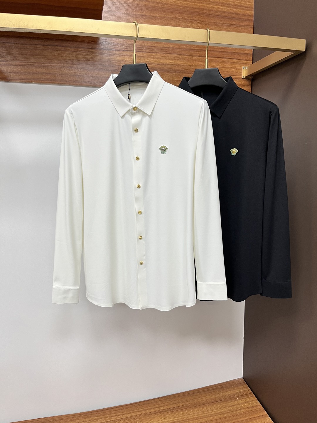 Versace 25S Autumn Men's Long-Sleeved Shirt