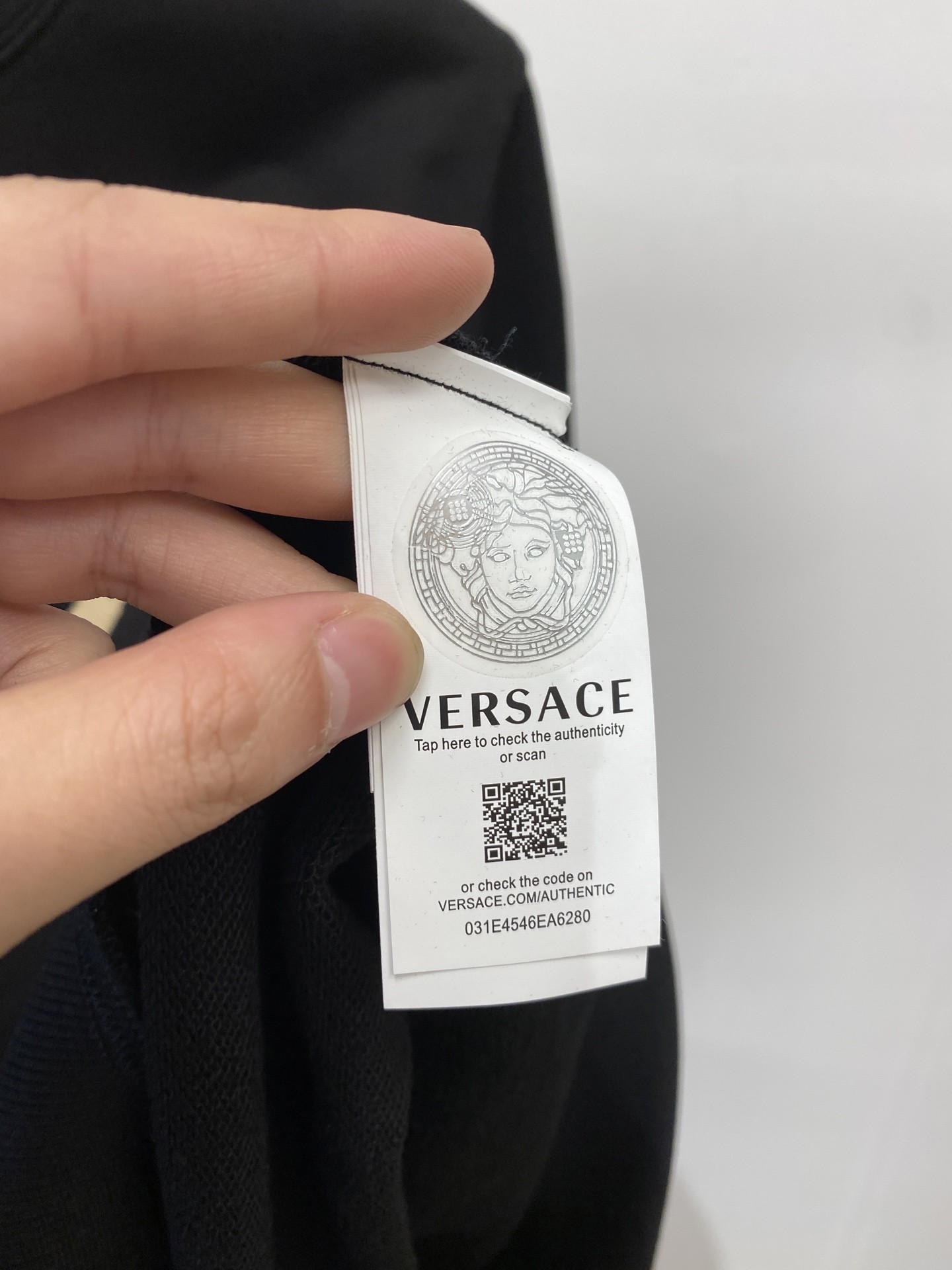 Versace, 2025 New Arrival Hoodie (Black and White Matching)