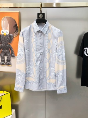 Versace 2025 New Men's Casual Long-Sleeved Shirt