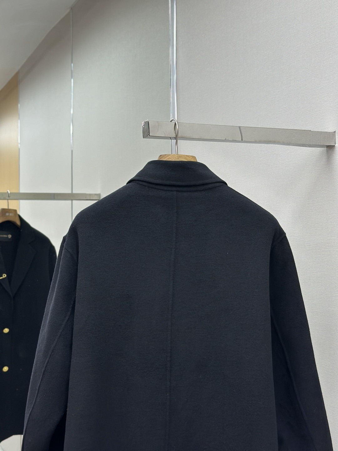VERSACE Exclusive New Original Men's Wool Double-faced Coat