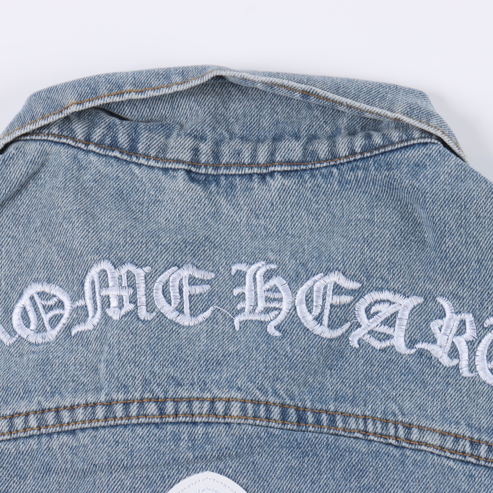 Chrome Hearts Cross-Back Denim Jacket