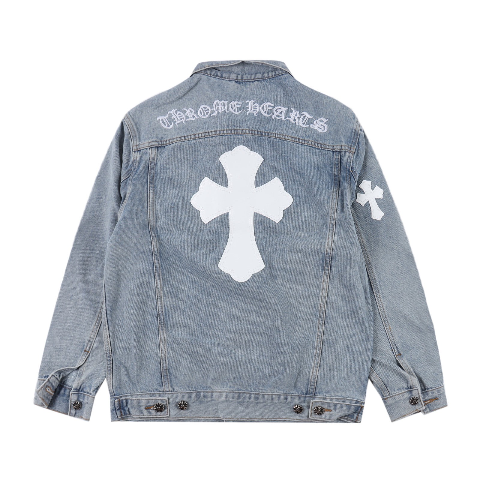 Chrome Hearts Cross-Back Denim Jacket